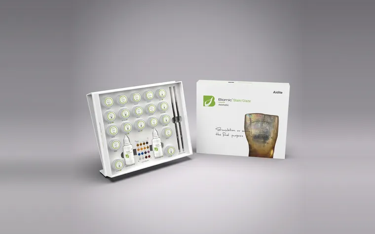 Kits do sistema estético Biomic — cerâmica líquida de dente e gengiva